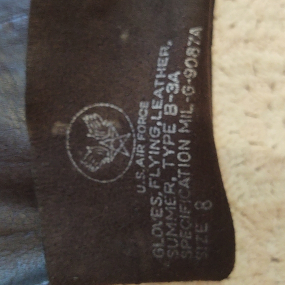 Original  MINT condition US Air Force flying gloves - Picture 2 of 7